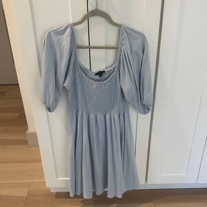 J. Crew Light Blue Midi Dress